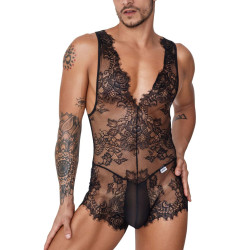 CandyMan Body Dentelle Dos Nu Psyché Noir